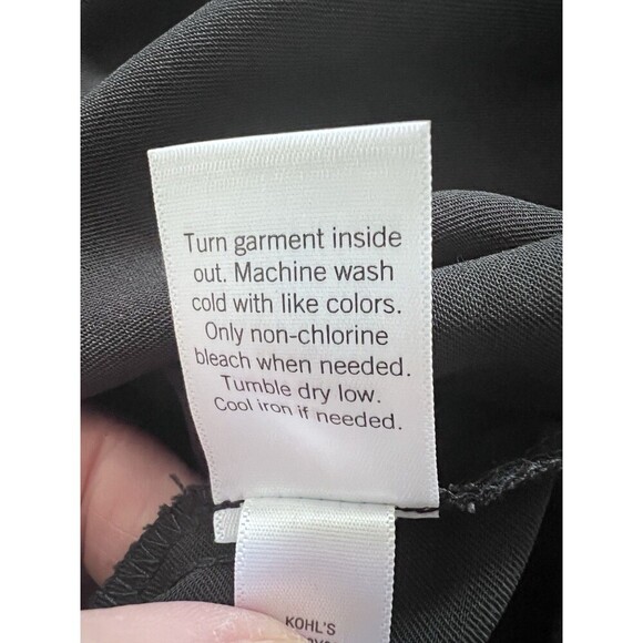 Nine West Black Babydoll Ruffled Midi Dress XL Whimsigoth Fairy Goth Y2K Style - Picture 10 of 10